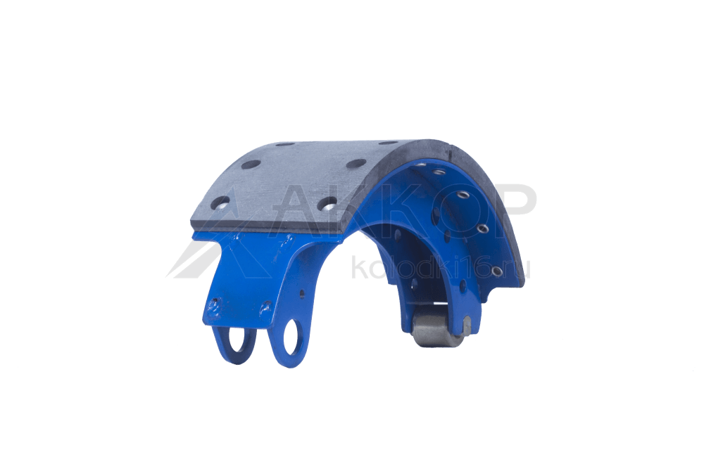 Колодка барабанного тормоза 53229-3501090 двухреберная с роликом