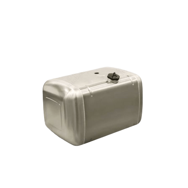Бак алюминиевый топливный 500л (1200 х 700 х 700) (с низкой полуоборотной горловиной в сборе с комплектующими) ЕВРО