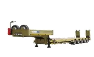 Полуприцеп тяжеловоз низкорамный UAT-SLHH-570.01, грузоподъёмностью 70 т