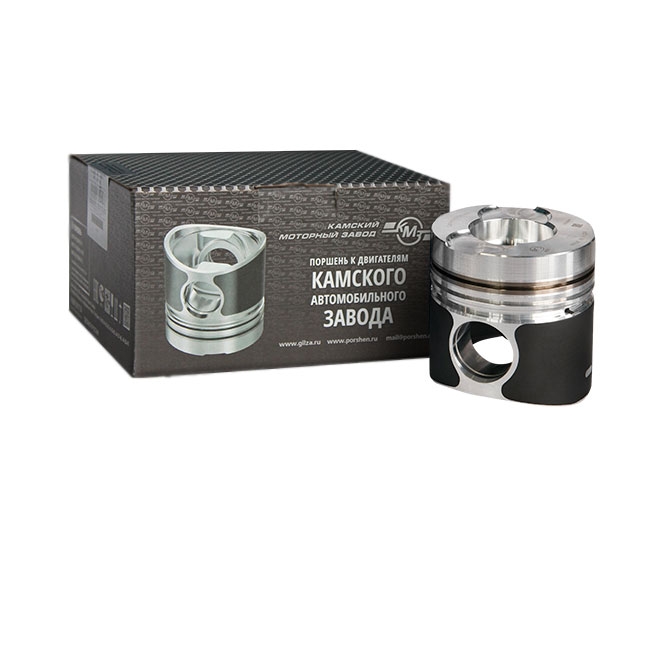 Поршень КМЗ 740.1004015-10 "Евро 0" 10 группы(со вставкой, с рассекателем, покрытие "Molykote" США, к гильзе КМЗ 740.30-1002021 "Евро 0, I, II"; ширина маслосъёмной канавки 5 мм) (в уп. 4 шт.)