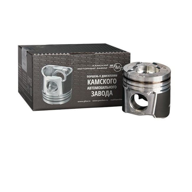 Поршень КМЗ 740.51-1004015-10/40 “Евро II, III” (для двигателей “Eвро II, III”, со вставкой, с рассекателем, покрытие “Molykote” США 10/40 группы к гильзе КМЗ 740.51-1002021 “Евро II, III, IV”; ширина маслосъёмной канавки 4 мм) (в уп. 4 шт.)