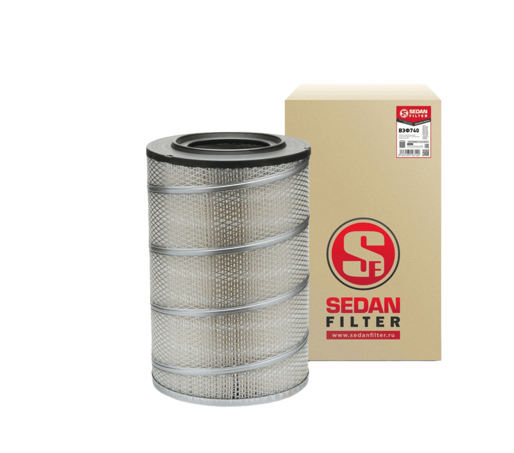 Элемент фильтрующий очистки воздуха ВЭФ740 ан. 740.1109560