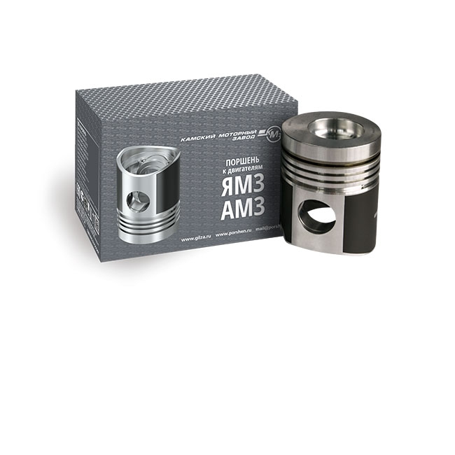 Поршень КМЗ 238НБ-1004015-Б4 (со вставкой, с рассекателем, покрытие "Molykote" США) гр. А (гр. Б, Ж - под заказ) (в уп. 2 шт.)