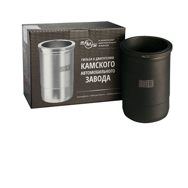 Гильза КМЗ 740.51-1002021-70 "Евро II, III, IV" (фосфатированная) (плосковершинное хонингование) аналог FEDERAL MOGUL K000919002 (в уп. 2 шт.)