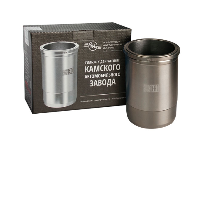 Гильза КМЗ 740.51-1002021 "Евро II, III, IV" (плосковершинное хонингование) аналог FEDERAL MOGUL K000919002 (в уп. 2 шт.)